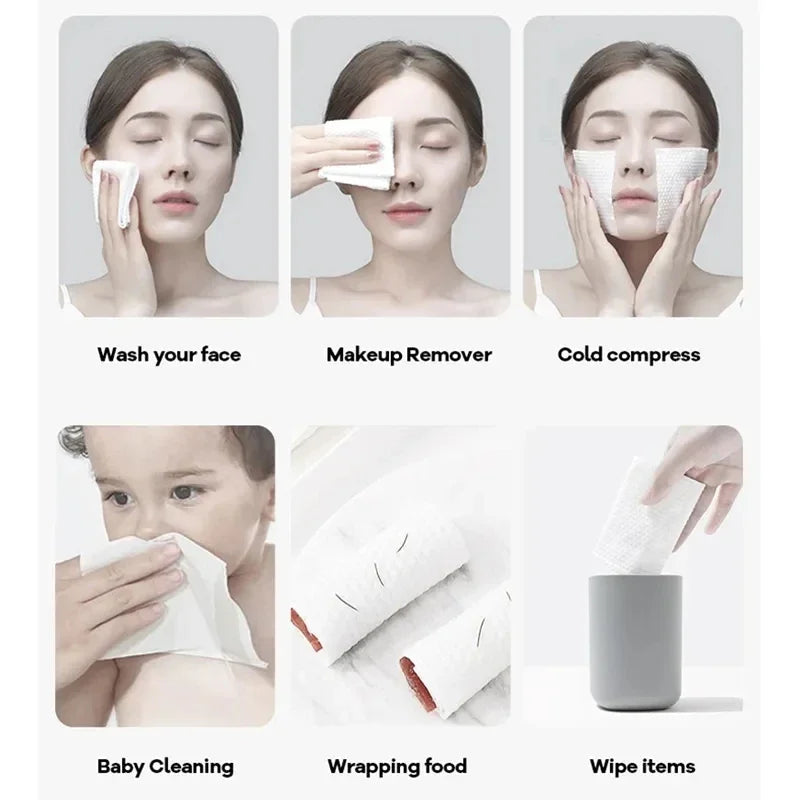 100 Count Disposable Face Towels