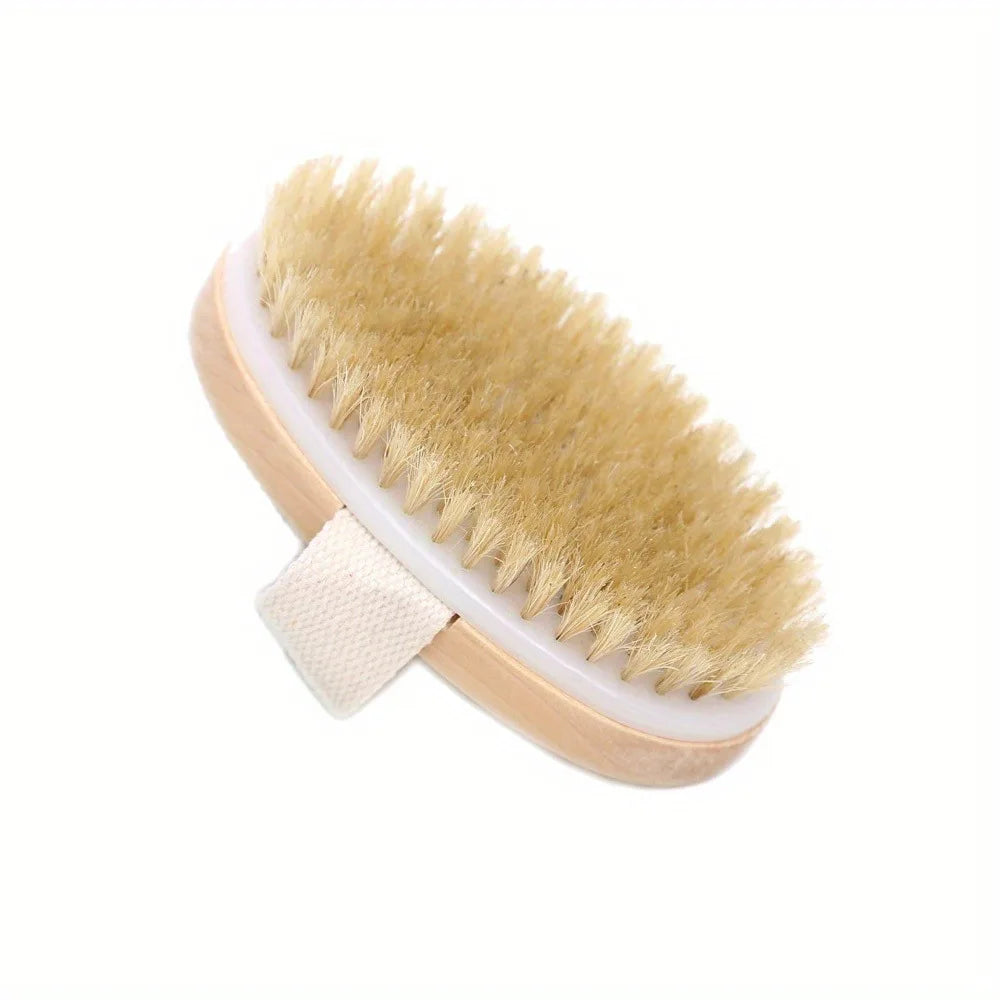 Natural Bristle Body SPA Brush