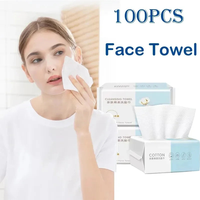 100 Count Disposable Face Towels