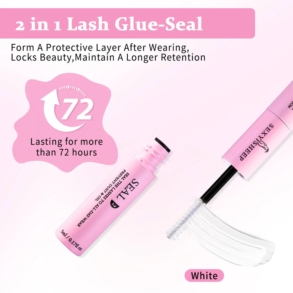 Eyelash Extension Kit DIY Brown Lash Clusters