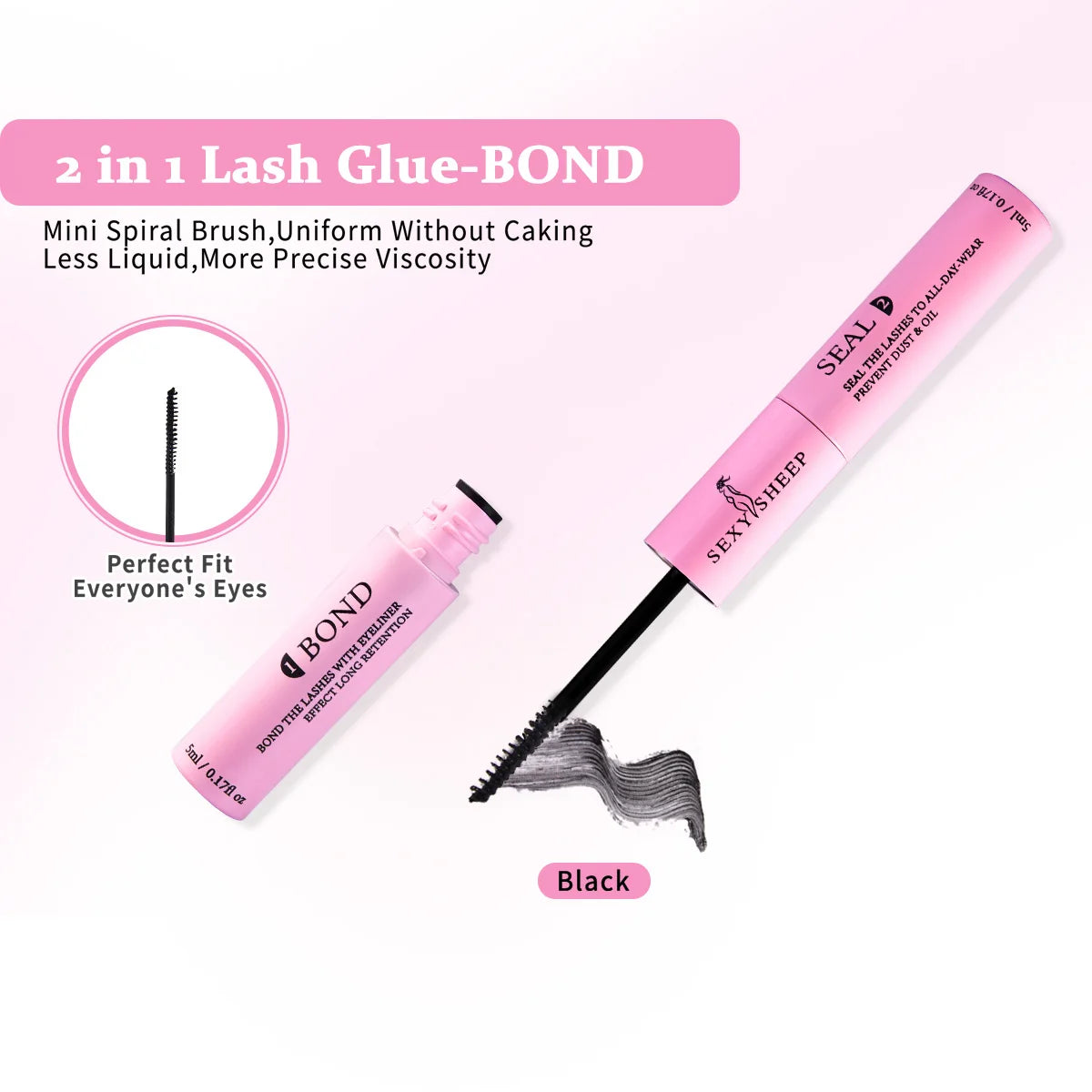 Eyelash Extension Kit DIY Brown Lash Clusters